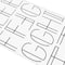 12 Pack: Black Lines Alphabet Stickers by Recollections™